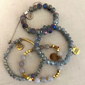 Kinsley Armelle bracelets, blue